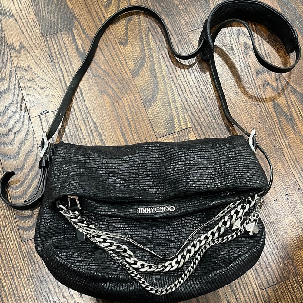 Jimmy Choo Biker Messenger Bag